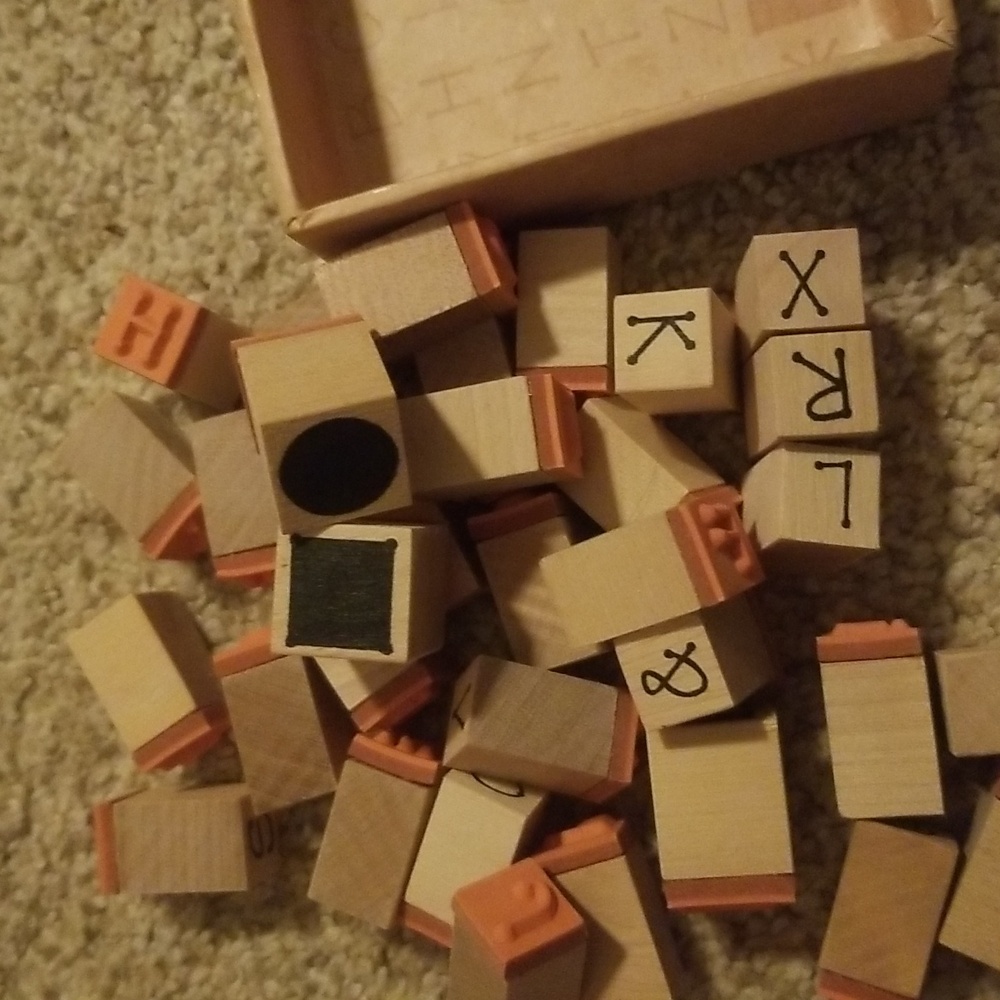Stampabilities Mini Alphabet stamp set. - Picture 1 of 2